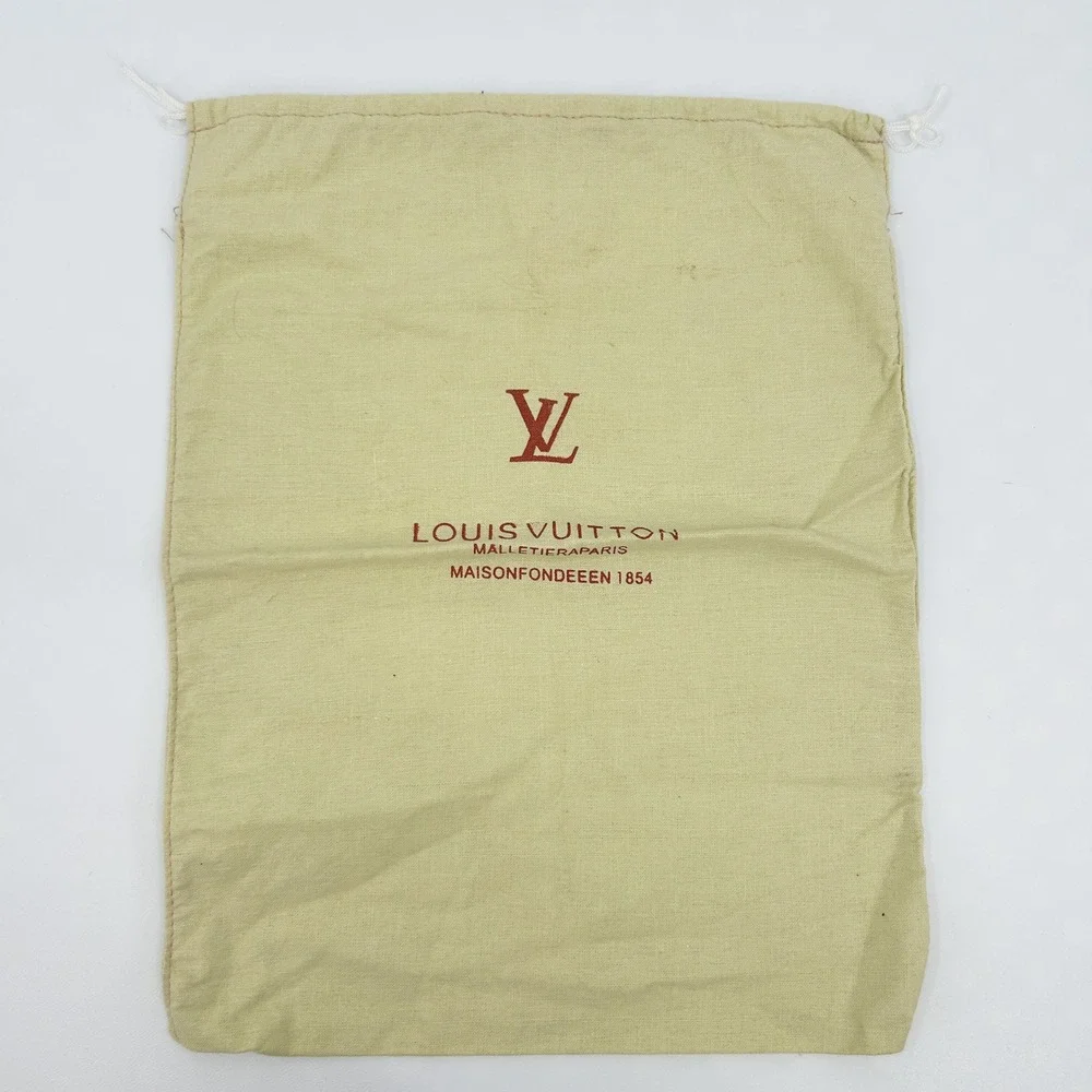 Louis Vuitton Vintage Malletiera Maison Fondee 1854 Paris‎ Drawstring Dust Bag